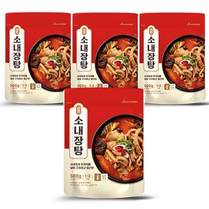 바른 소내장탕, 500g, 4개