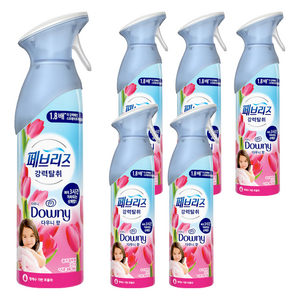 페브리즈 에어 다우니향 탈취제 본품, 165g, 6개