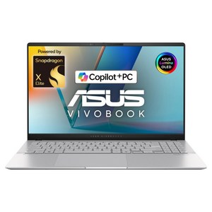 에이수스 2024 Copilot PC 뉴 비보북S 15 OLED 스냅드래곤 X Elite, 쿨실버, 1TB, 32GB, WIN11 Home, S5507QA-MA068W