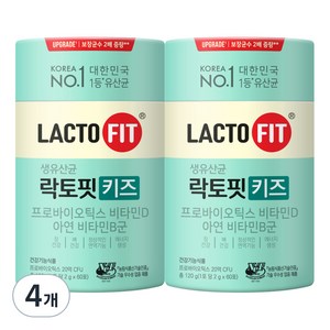 락토핏 키즈 60포, 120g, 4개