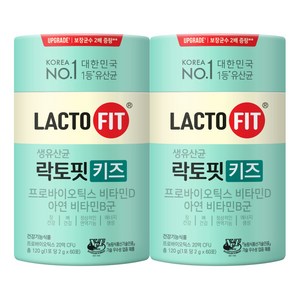 락토핏 키즈 유산균, 120g, 2개