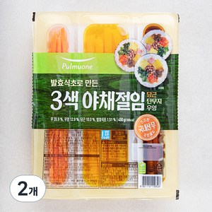 풀무원 삼색 야채절임, 450g, 2개