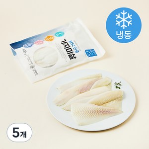 MSC인증 미국산 가자미살(냉동), 500g, 5개