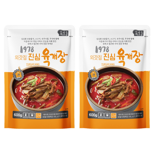 외갓집 1978 진심 육개장, 600g, 2개