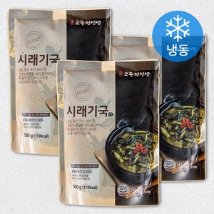 교동전선생 시래기국 (냉동), 500g, 3개