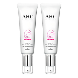 AHC 세이프온 톤 업 선크림 SPF50+ PA++++, 50ml, 2개
