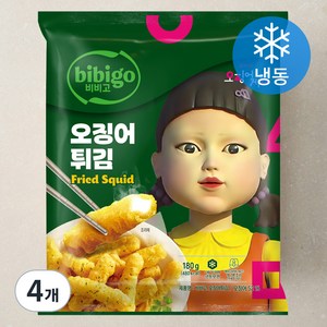 비비고 오징어튀김 (냉동), 180g, 4개