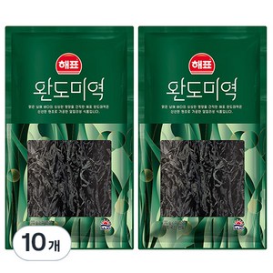 해표 완도 미역, 100g, 10개