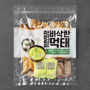 더 바삭한구운먹태 140g + 와사비마요 15g x 2p + 전주 가맥 소스 15g x 2p, 200g, 1세트