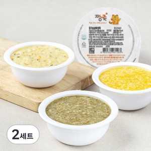 짱죽 냉장 이유식 중기 죽1(7-8개월부터) 200g x 4팩 세트 A, 단호박오트밀죽, 한우소고기김죽, 한우그린죽, 닭가슴살버섯죽, 2세트