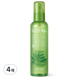 토니모리 알로에 촉촉 수딩 젤 미스트, 150ml, 4개