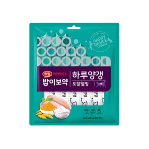 밥이보약 캣 하루양갱 토탈웰빙 간식 28p, 닭고기, 224g, 1개