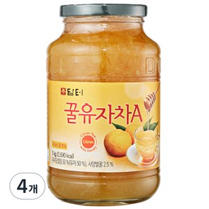 담터 꿀유자차A, 1kg, 1개입, 4개