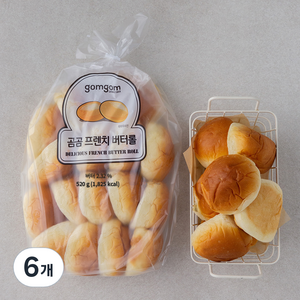 곰곰 프렌치 버터롤, 520g, 6개