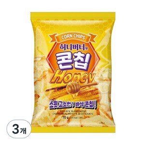 콘칩 허니버터맛, 70g, 3개