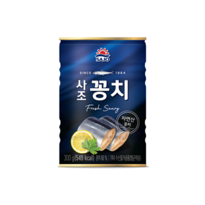 사조 꽁치 통조림, 300g, 1개