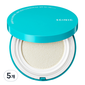 싸이닉 엔조이 올라운드 에어리 선쿠션 EX SPF50+ PA++++, 25g, 5개