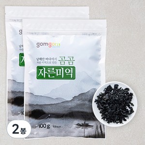 곰곰 자른 미역, 100g, 2봉