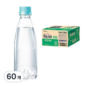 웅진빅토리아 에코 탄산음료 청포도 무라벨, 350ml, 60개