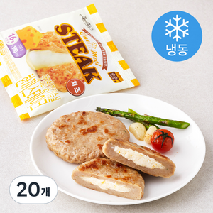 맛있닭 닭가슴살 한끼스테이크 치즈 (냉동), 100g, 20개