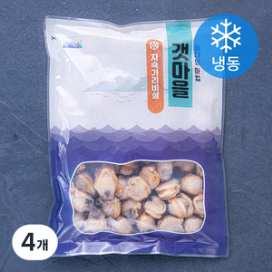 갯마을 자숙 가리비살 (냉동), 500g, 4개