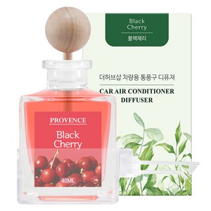 더허브샵 차량용 에어컨 디퓨저 40ml, 블랙체리, 1개