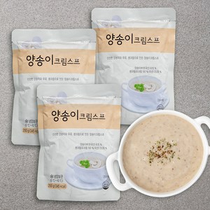 사랑과정성 양송이 크림스프 (냉장), 200g, 3개