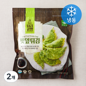 튀김공방 사옹원 깻잎튀김 (냉동), 300g, 2개