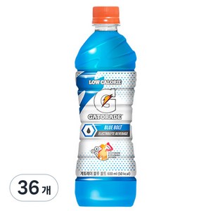 게토레이 블루 볼트 스포츠음료, 600ml, 36개