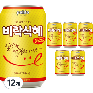 팔도 비락 식혜, 340ml, 12개