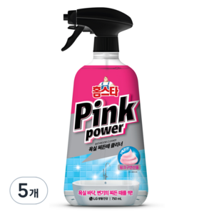 홈스타 핑크파워 욕실 찌든때 클리너, 750ml, 5개