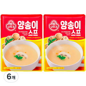 오뚜기 양송이 스프, 1kg, 6개