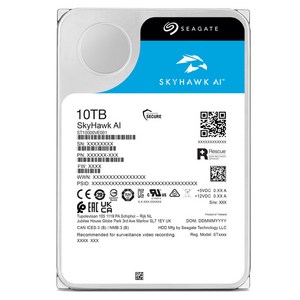 씨게이트 SkyHawk AI CCTV용 HDD, ST10000VE001, 10240GB