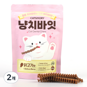 캣츠모리 고앙이 냥치바잇 스틱, 2개, 60g, 닭고기