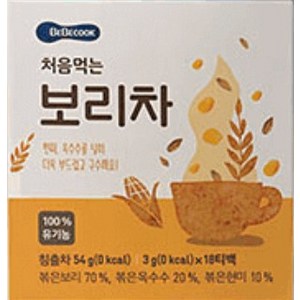 베베쿡 처음 먹는 보리차, 보리, 54g, 2개, 18개