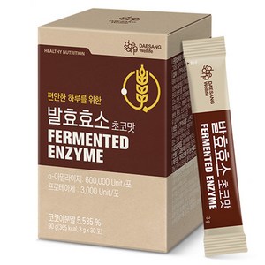 대상웰라이프 발효효소 초코맛 30포, 90g, 1개