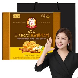 정원삼 6년근 고려홍삼정 로얄젤리스틱 + 쇼핑백, 300g, 1개