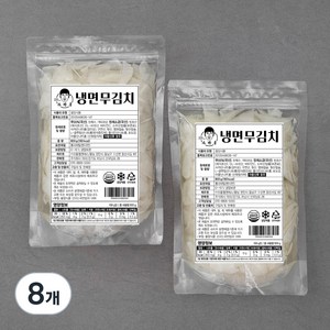 스가홍 냉면 무김치, 800g, 8개