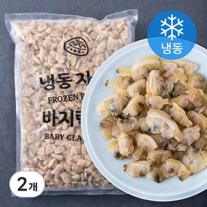 자숙 바지락살 (냉동), 2kg, 2개