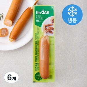 아임닭 닭가슴살 프랑크 멕시칸살사 꼬치 (냉동), 70g, 6개