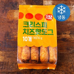 식자재왕 크리스피 치즈 핫도그 (냉동), 800g, 1개