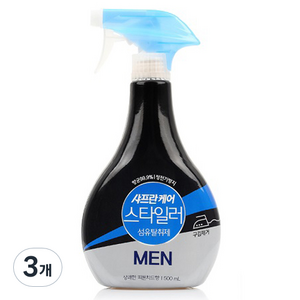 샤프란 케어 스타일러 섬유탈취제 맨 상쾌한 피톤치드향, 500ml, 3개