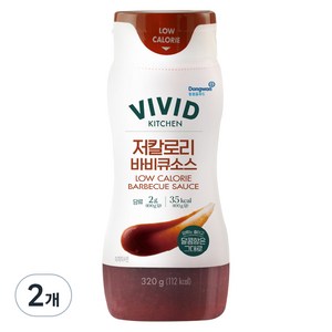 비비드키친 저칼로리 바비큐소스, 320g, 2개