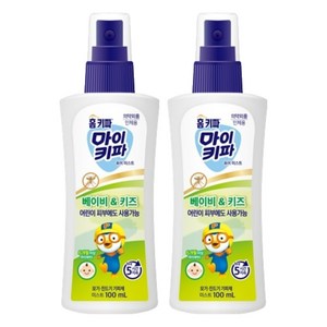 홈키파 마이키파 베이비 앤 키즈 퓨어미스트 해충기피스프레이, 100ml, 2개