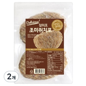 해맑은푸드 참쥐포, 380g (대), 2개