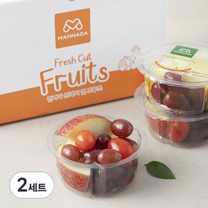 만나다 프레시 믹스 파인애플 포도 토마토 150g x 3p + 사과 포도 토마토 150g x 3p, 2세트