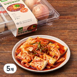 프레시밀 두부두루치기 밀키트 2~3인분, 655g, 5개