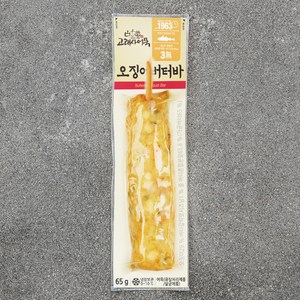 고래사어묵 오징어버터바, 65g, 1개