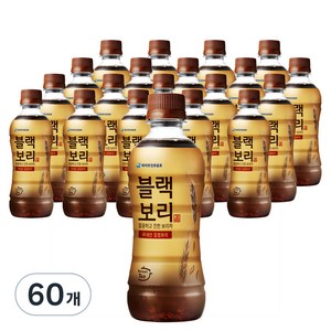 하이트진로 블랙보리 음료, 340ml, 60개