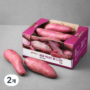 국내산 꿀고구마, 3kg(특대), 2박스